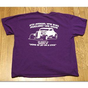 8th Annual VFW 8483 Auxiliary Car Show Madison Wisconsin Car Show T shirt
